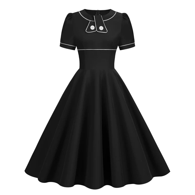 Robe Noire Années 30