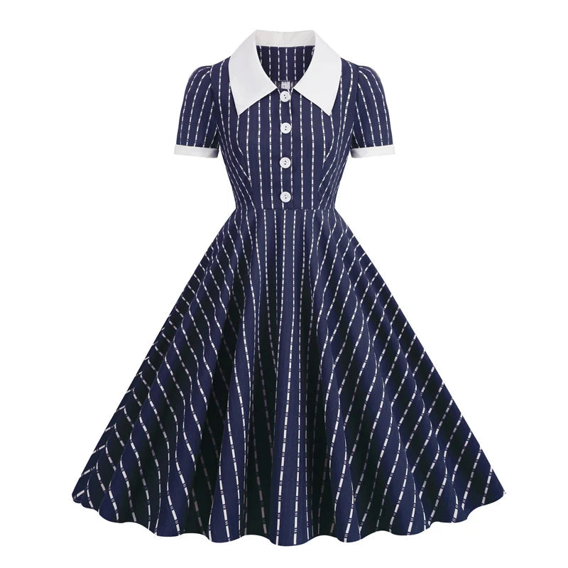 Robe Vintage Rayée