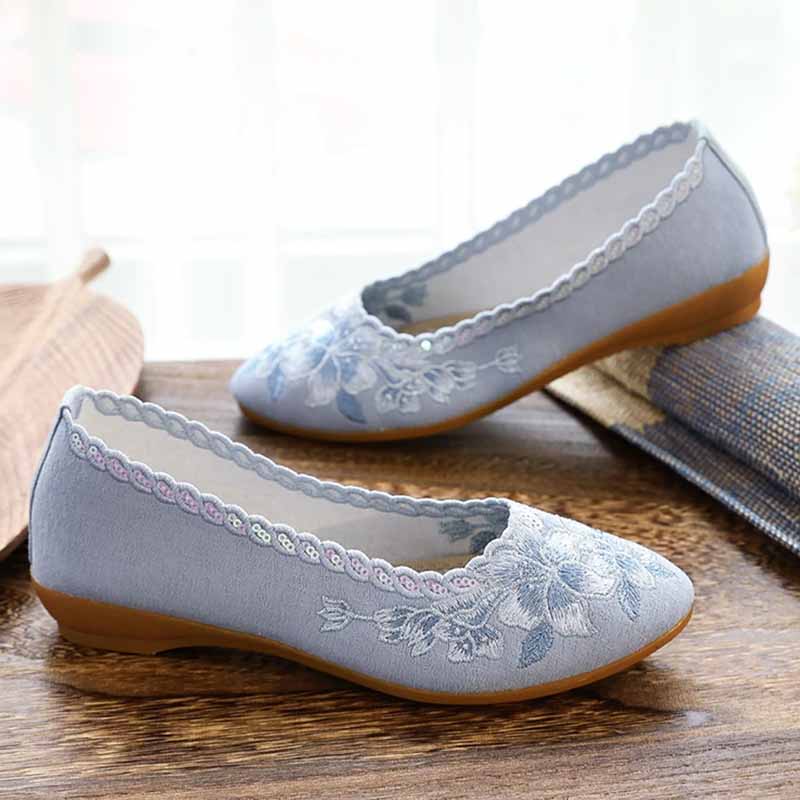 Ballerines Bleues Années 50.