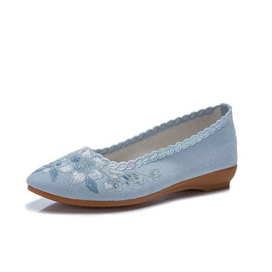 Ballerines Bleues Années 50.