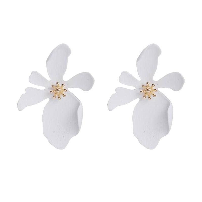 Boucle d'Oreille Fleur Années 50