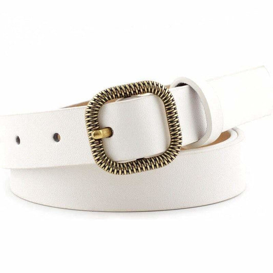 Ceinture Années 50 Pin-Up Blanche