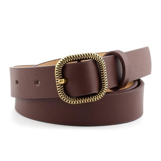 Ceinture Années 50 Pin-Up Marron