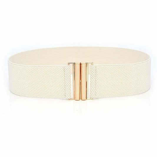 Ceinture Elastique Beige