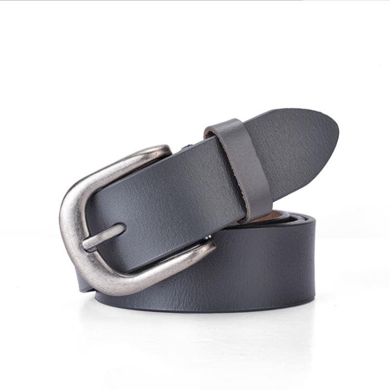 Ceinture Grise en Cuir Années 50