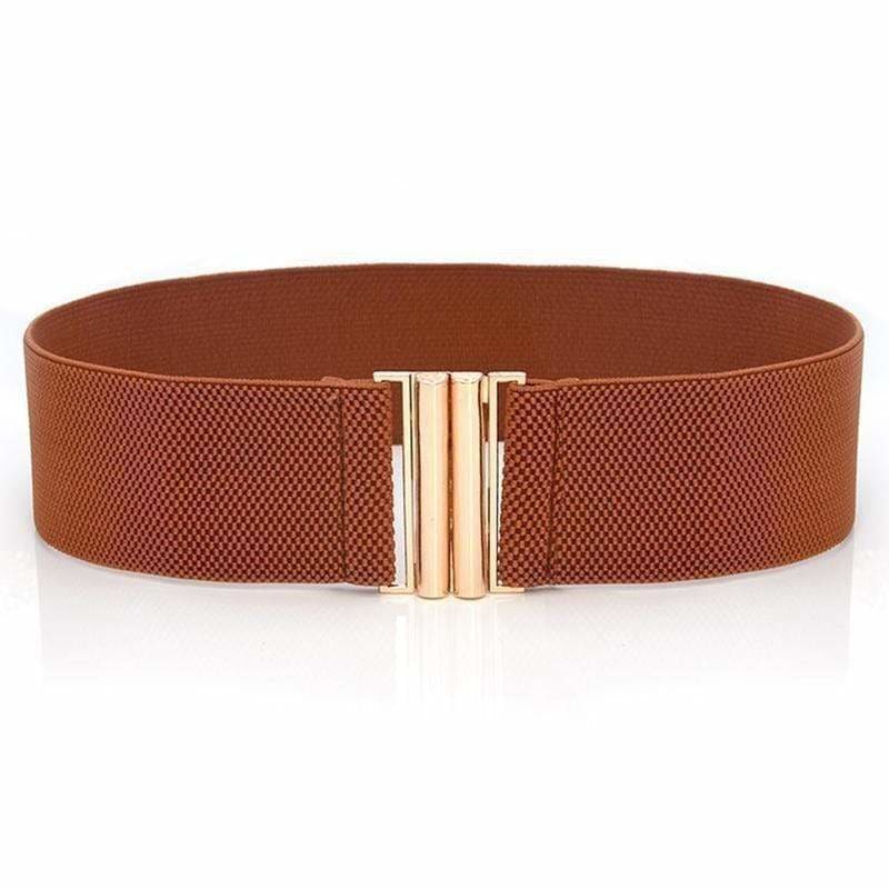 Ceinture Hell Bunny Marron