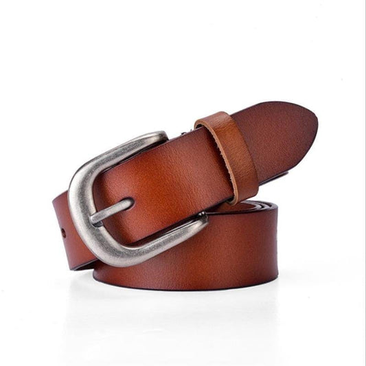 Ceinture Marron en Cuir Années 50