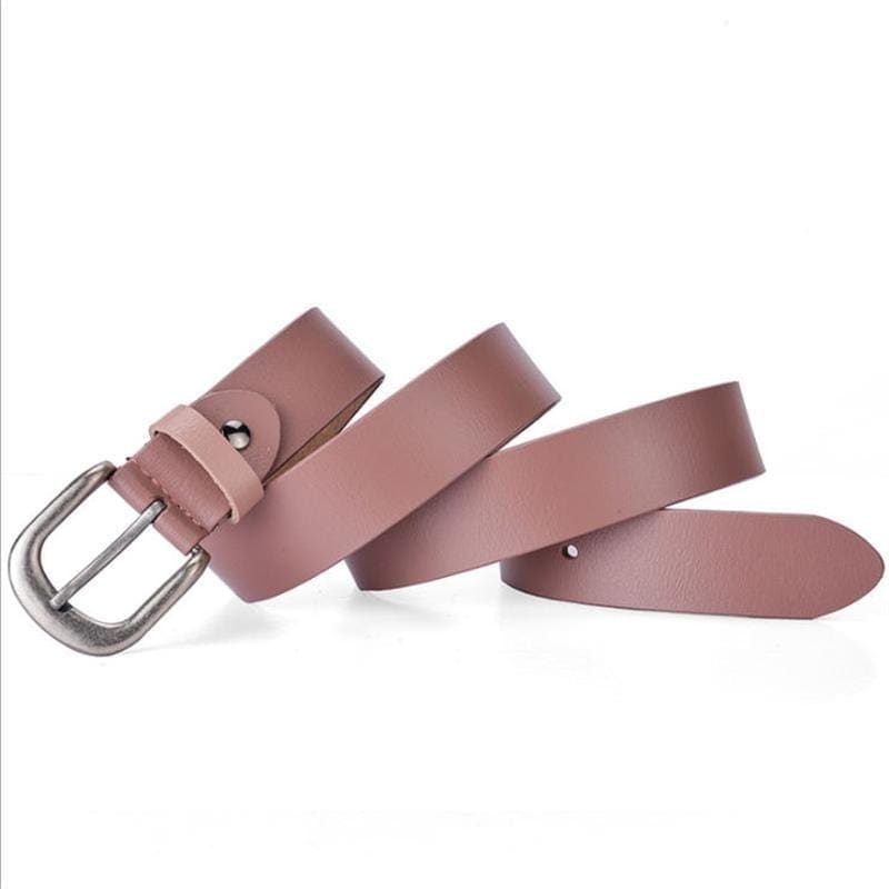 Ceinture Rose en Cuir Années 50