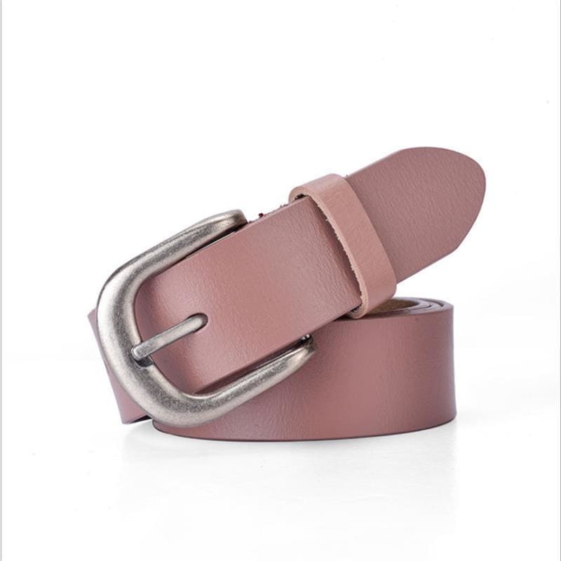 Ceinture Rose en Cuir Années 50