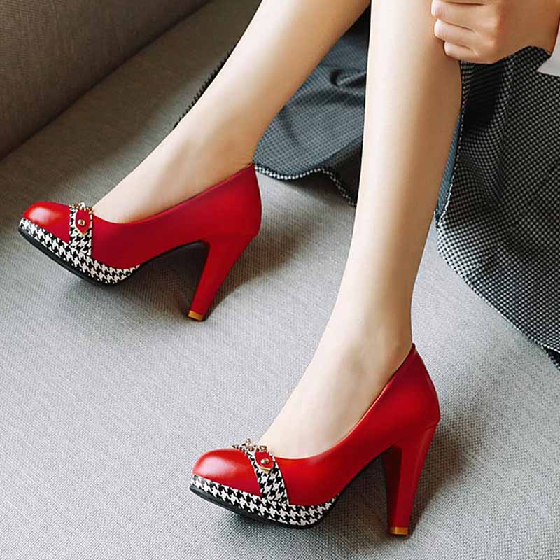 Chaussures Pin Up Rouge