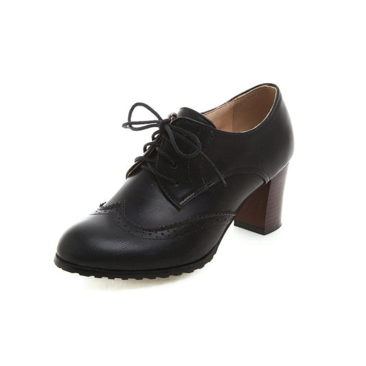 Derbies Vintage Cuir Noir