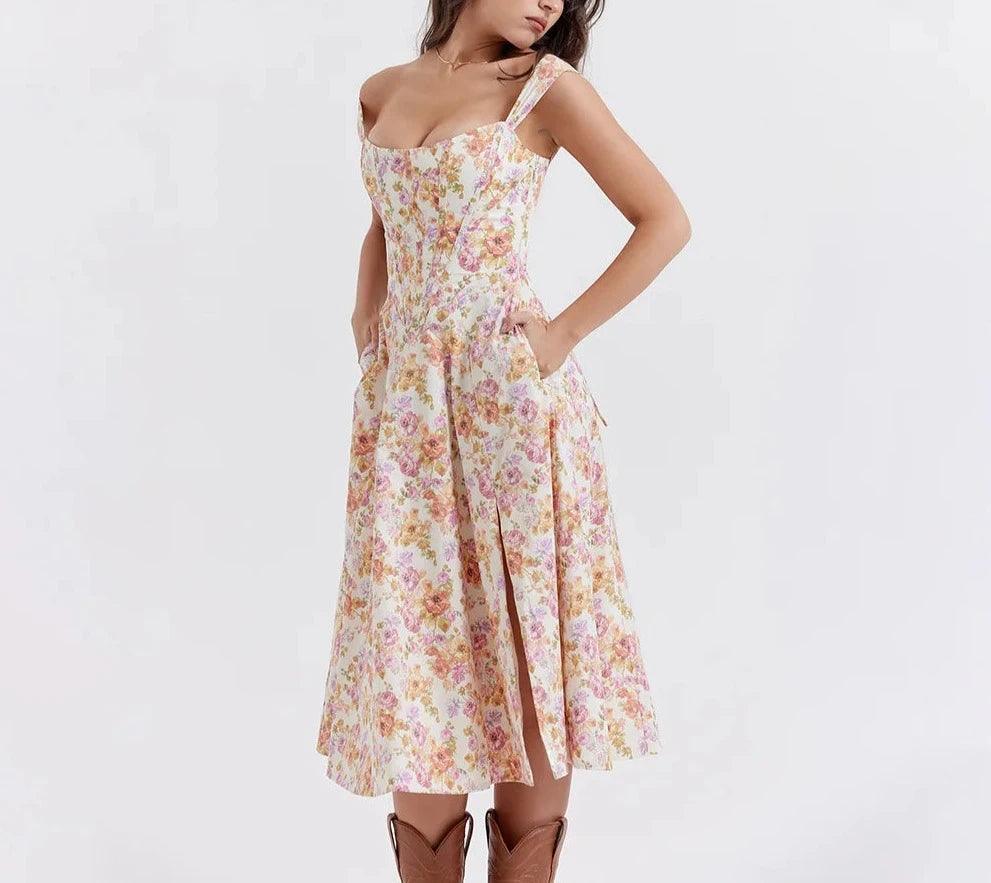 Robe Flavia Florale Midi