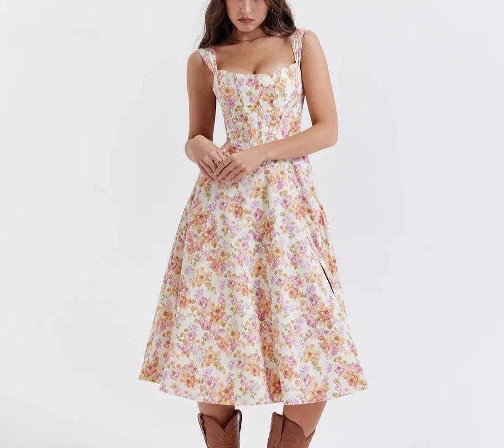 Robe Flavia Florale Midi