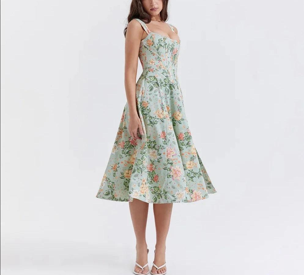 Robe Flavia Florale Midi