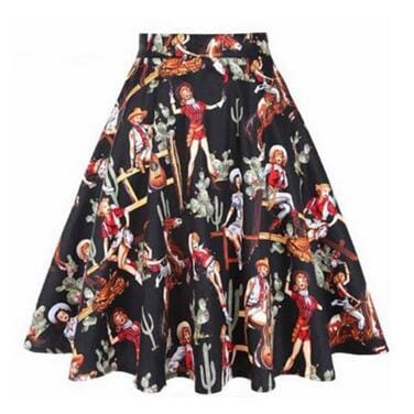 Jupe Année 50 <br> Western - Robitta