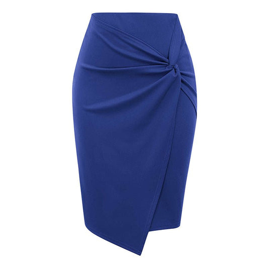 Jupe Année 50 Crayon Bleue - Robitta