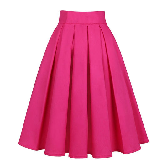 Jupe Année 50 Rose Balançoire - Robitta