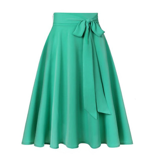 Jupe Année 50 Vert Balançoire - Robitta