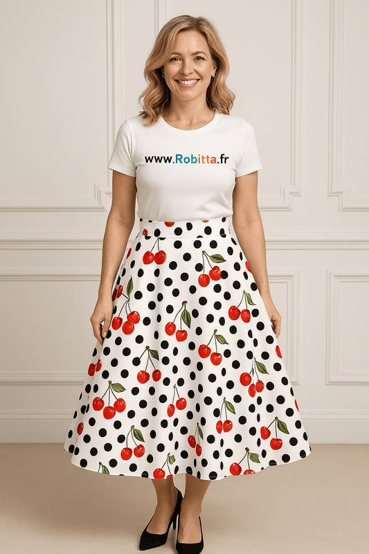 Jupe Rockabilly Années 50 - Robitta