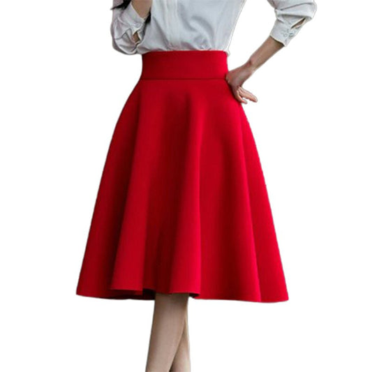 Jupe Vintage Années 50 Rouge - Robitta