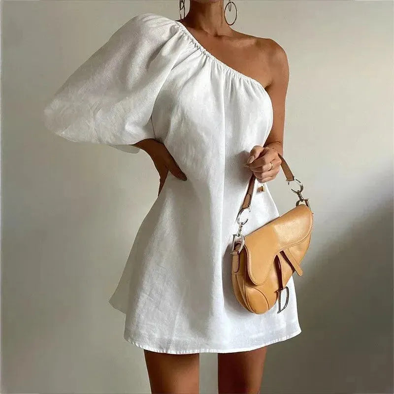 Robe Leah One Shoulder Mini