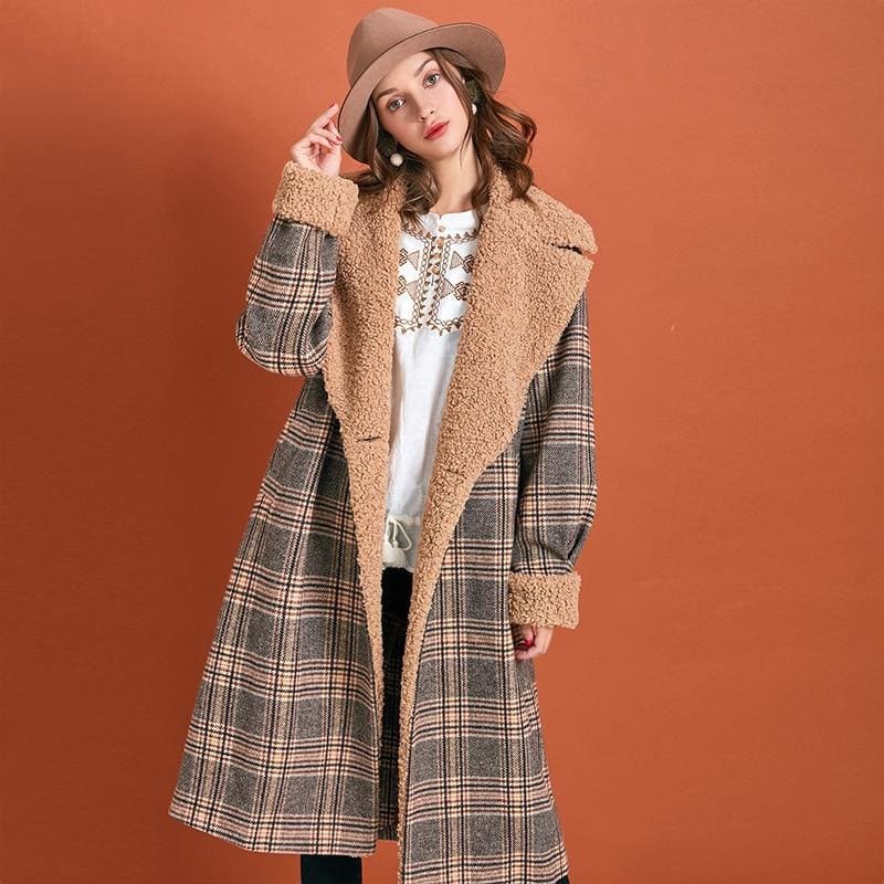 Manteau Long Femme Vintage