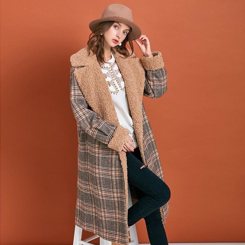 Manteau Long Femme Vintage