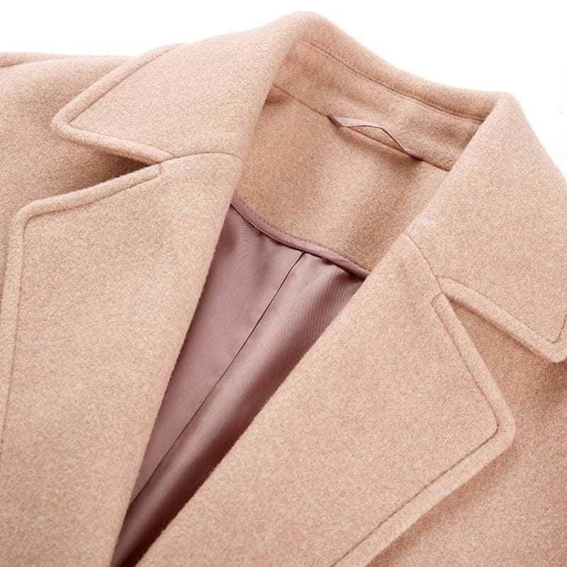 Manteau Rose Long Années 50