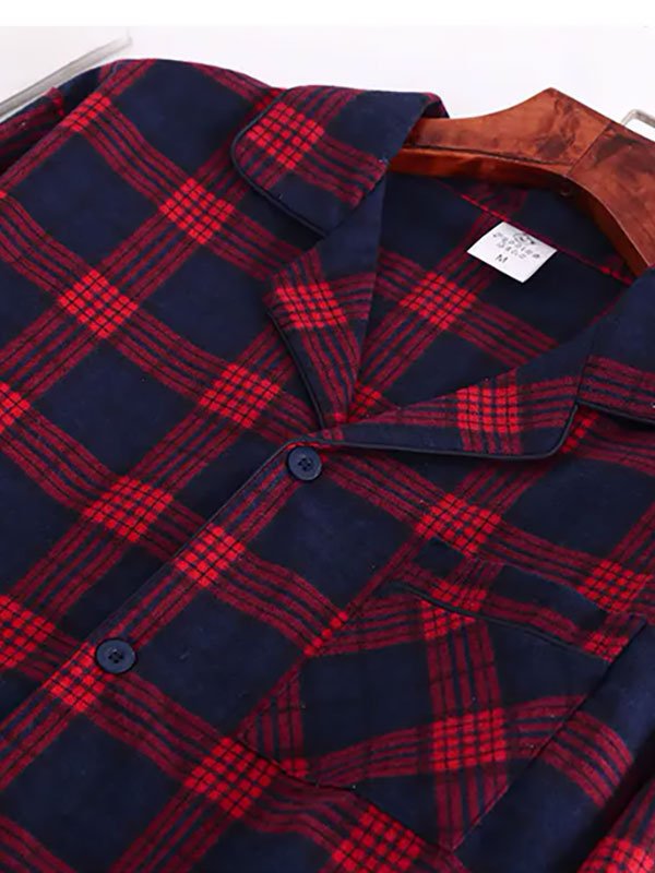 Pyjama Pour Homme À Carreaux "Douceur de Nuit" - Robitta