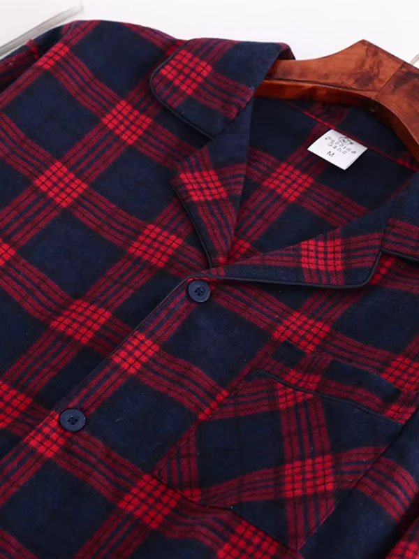 Pyjama Pour Homme À Carreaux "Douceur de Nuit" - Robitta
