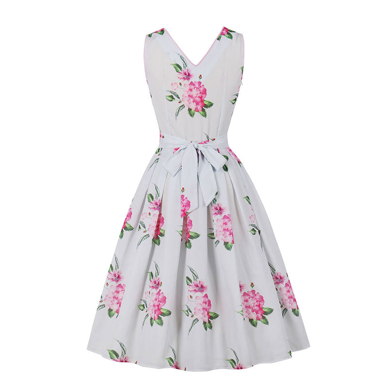 Robe Année 50 Blanche