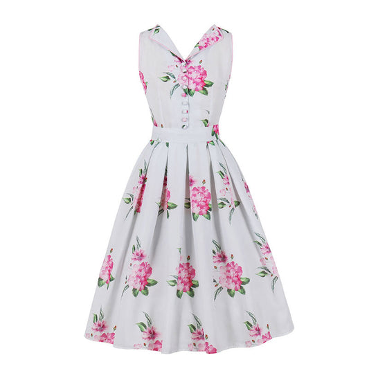 Robe Année 50 Blanche