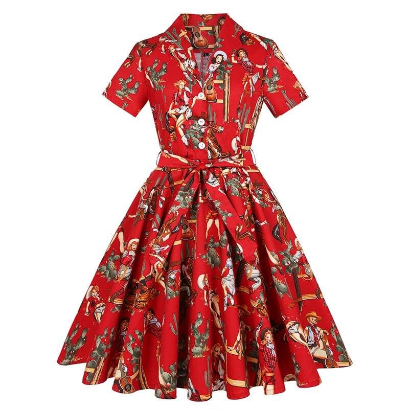 Robe Année 50 Calamity Jane