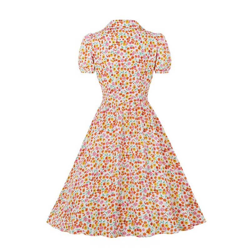 Robe Année 50 Florale