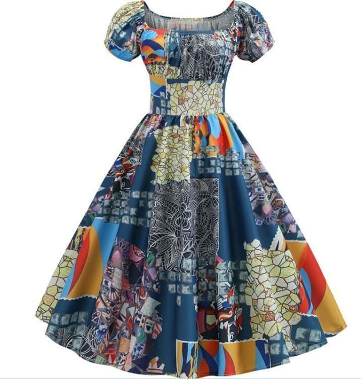 Robe Année 50 Mosaïque