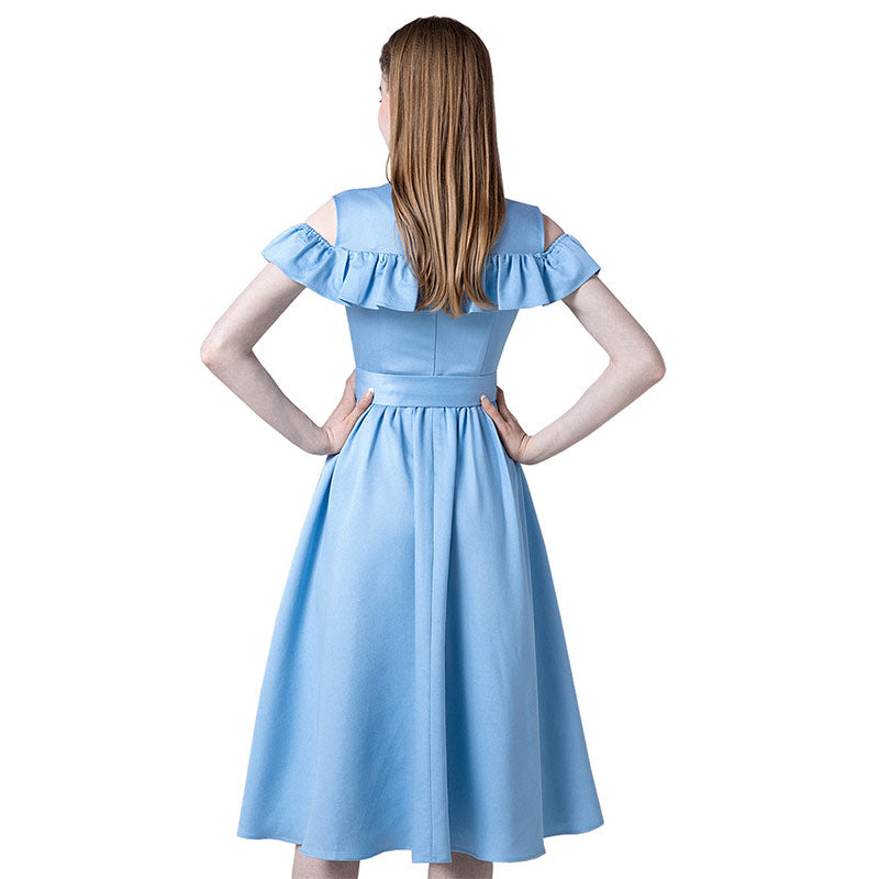 Robe Années 50 Bleu