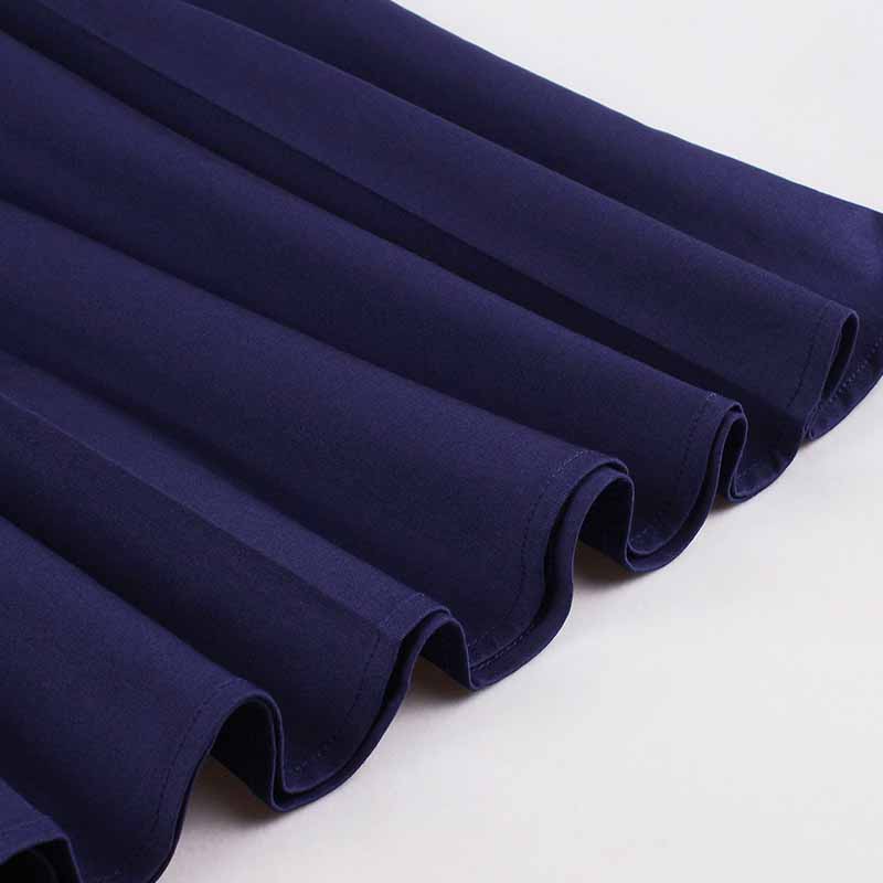 Robe Années 50 Bleu Marine - Robitta