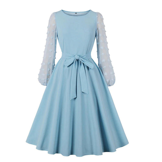 Robe Années 50 Manches Longues - Robitta