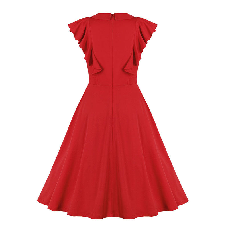 Robe Années 50 Rouge