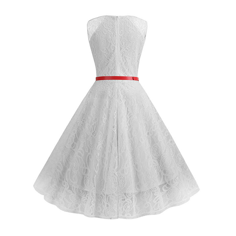 Robe Blanche Années 50