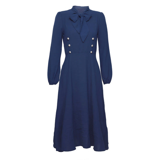 Robe Bleu Uniforme Années 50