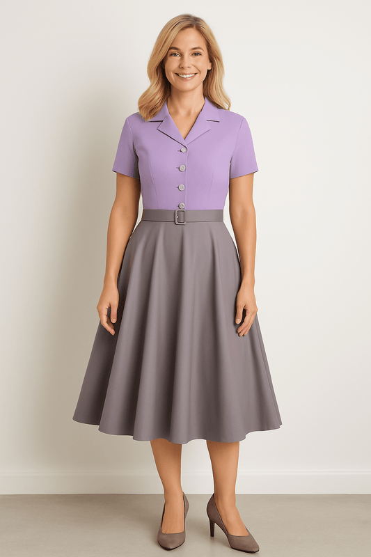 Robe Chemisier Années 50 - Robitta