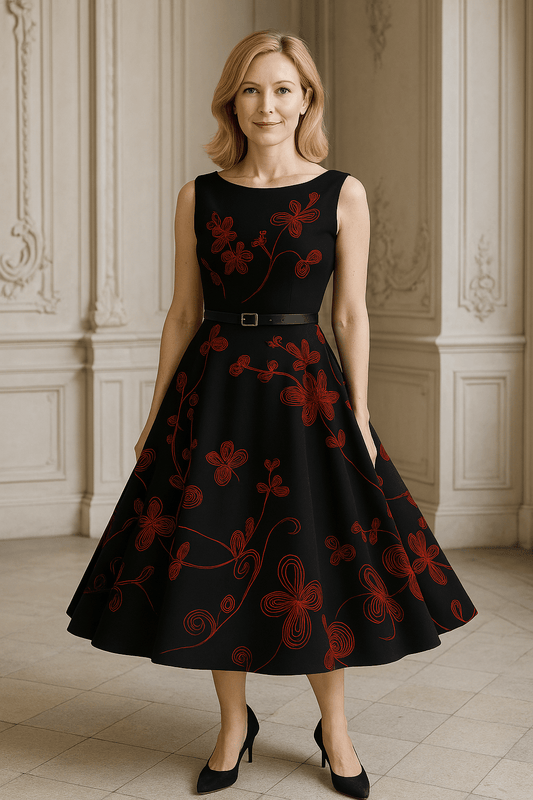 Robe Corolle Années 50 - Robitta
