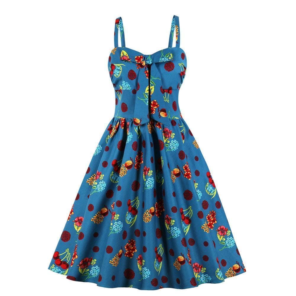 Robe Pin Up Bleu