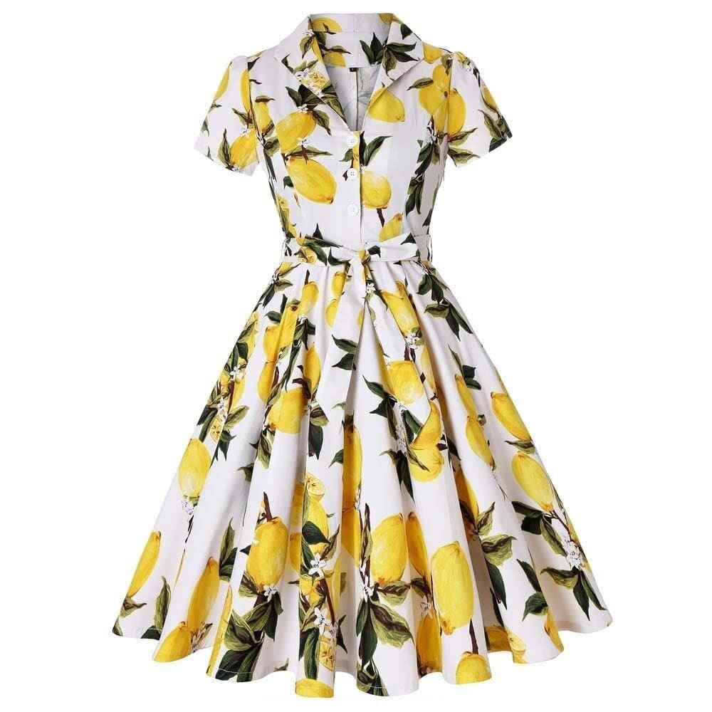 Robe Pin Up Citron