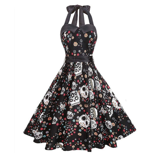 Robe Pin Up Tête de Mort - Robitta