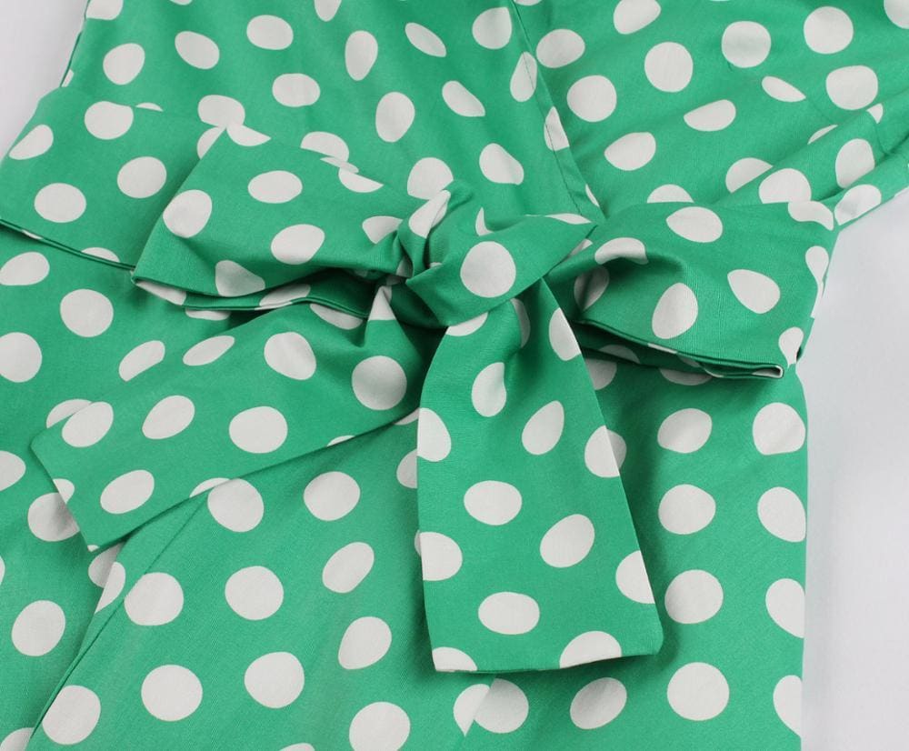 Robe Rétro Années 50 À Pois - Robitta