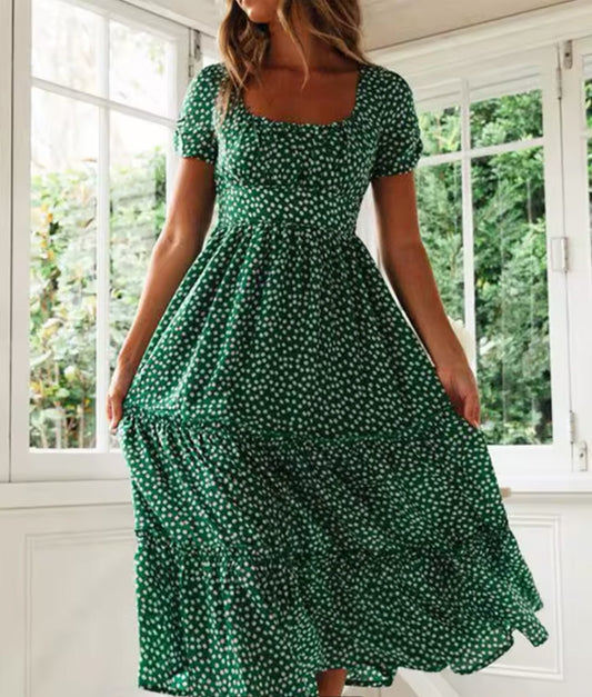 Robe vintage col carré - Robitta