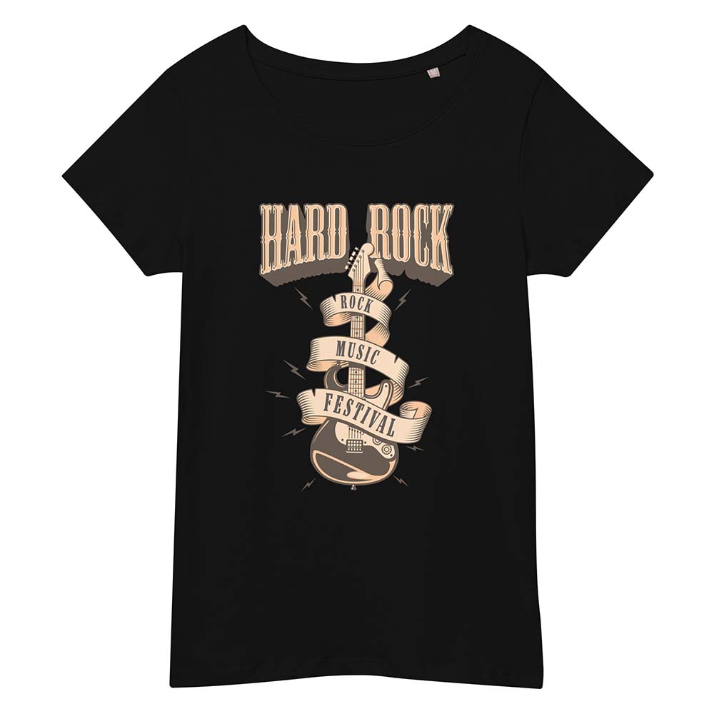 T-shirt Vintage Hard Rock Femme